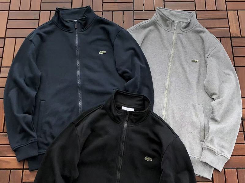 Lacoste Classic Full-Zip Sweater