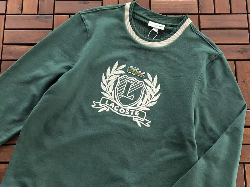 Lacoste Crest Graphic Crewneck Sweater