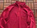 Lacoste Chest-Pocket Quarter-Zip Sweater