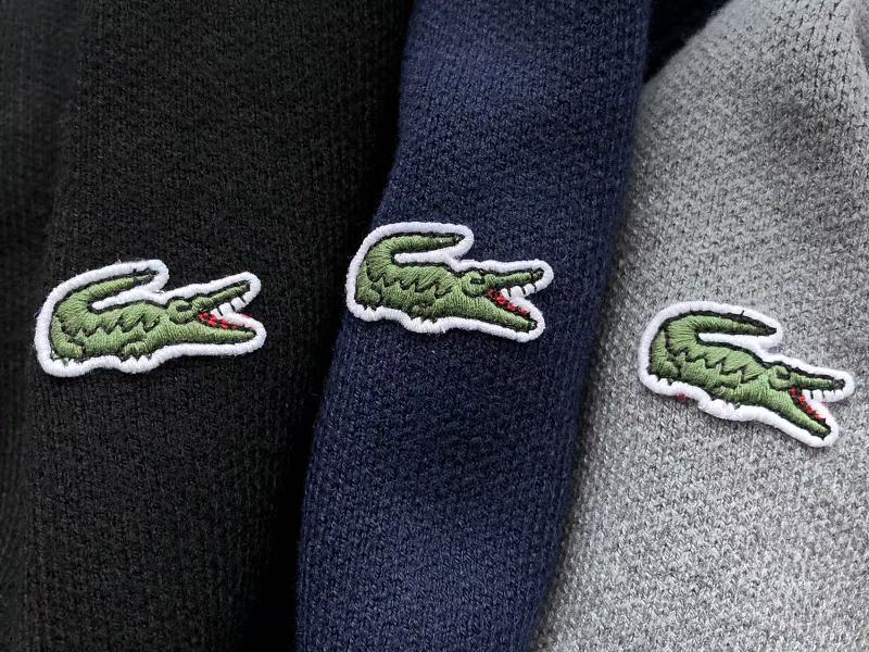Lacoste Three-Color Full-Zip Sweater