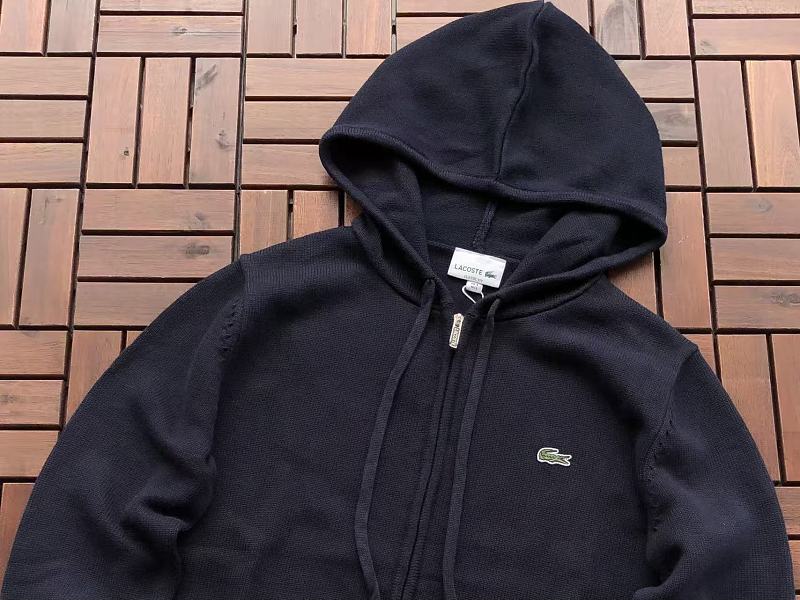 Lacoste Knit Zip Hoodie Sweater
