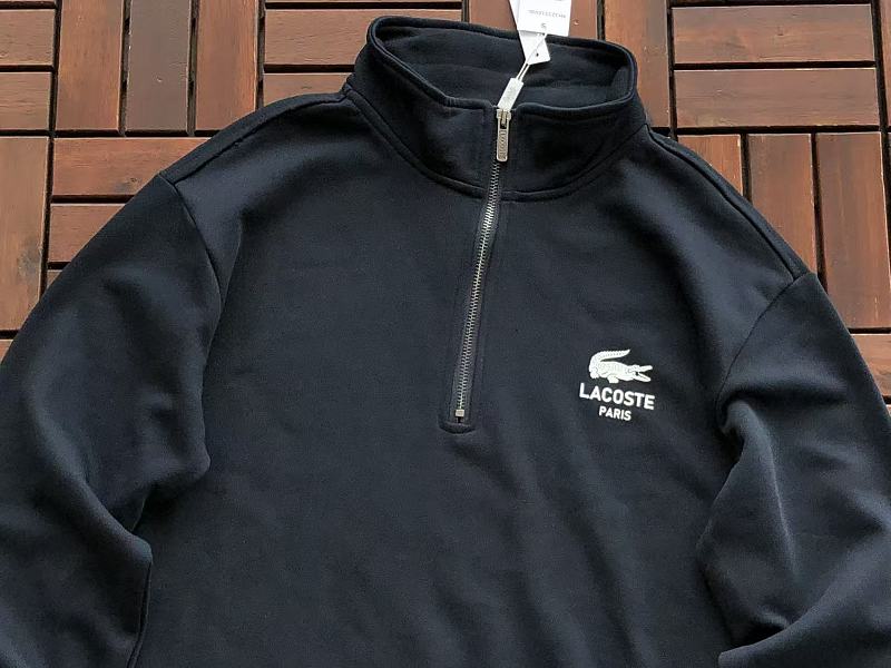 Lacoste Paris Quarter-Zip Sweater