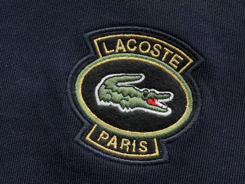 Lacoste Crest Logo Pullover Hoodie