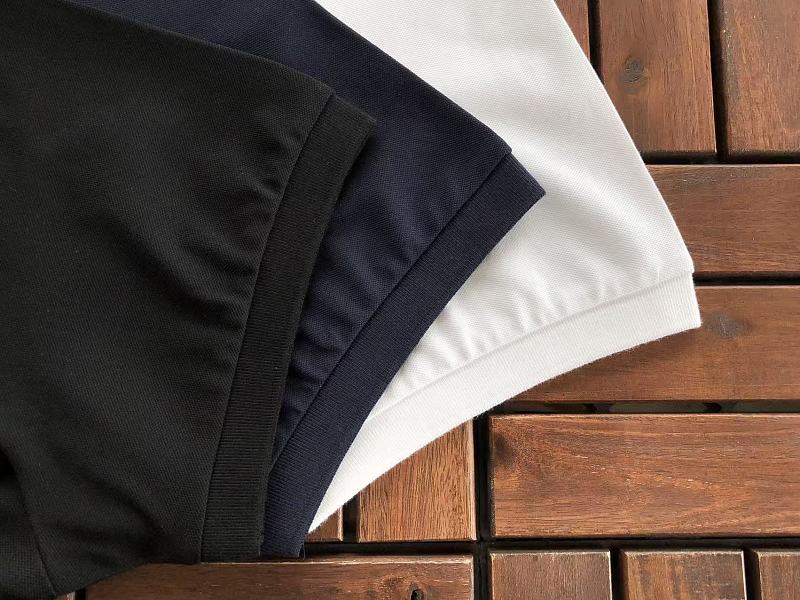 Lacoste Striped Collar Polo Shirt
