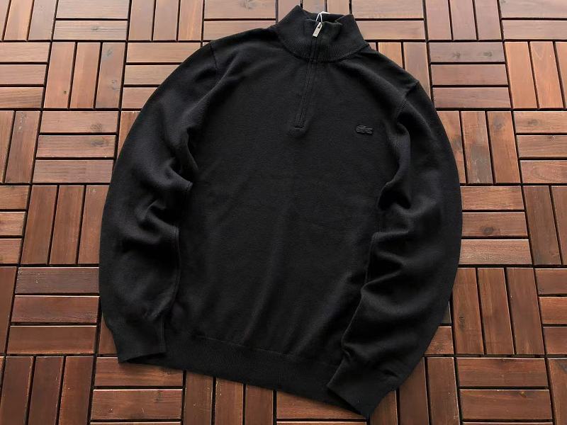 Lacoste Five-Color Quarter-Zip Sweater