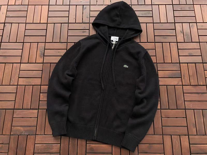 Lacoste Knit Zip Hoodie Sweater