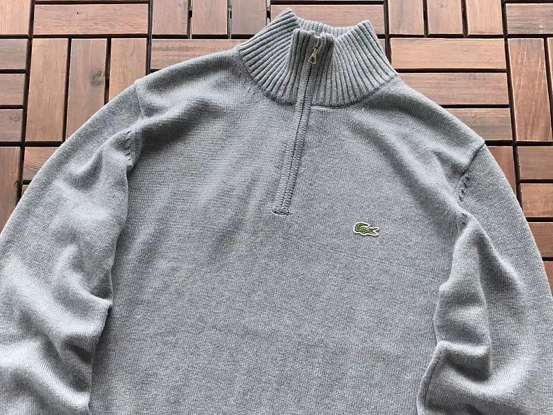 Lacoste Classic Fit Quarter-Zip Sweater