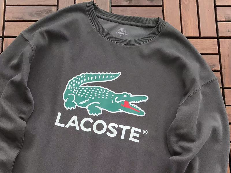 Lacoste Large Crocodile Graphic Crewneck Sweater