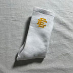 Eric Emanuel EE Logo Ribbed Crew Socks