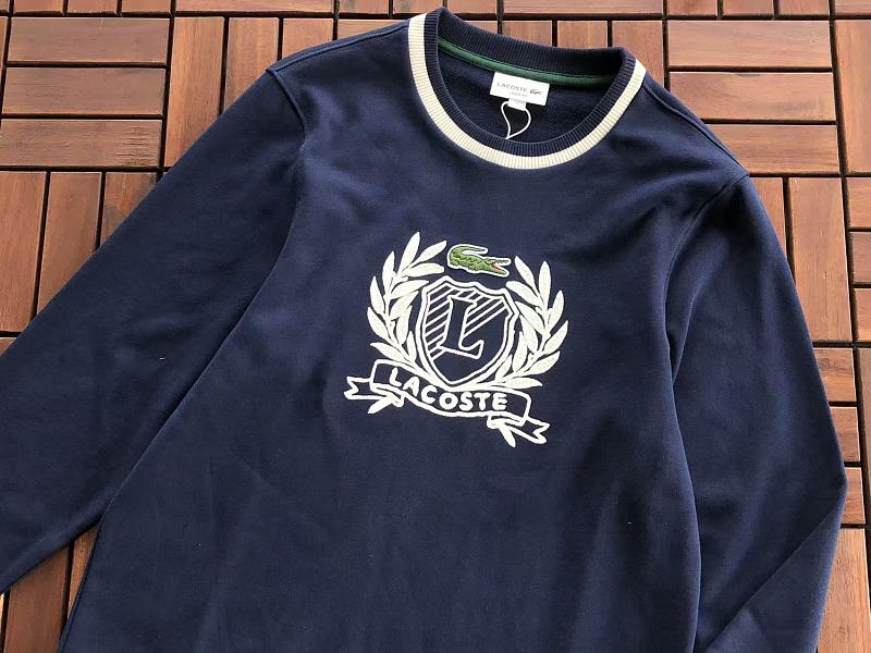 Lacoste Crest Graphic Crewneck Sweater
