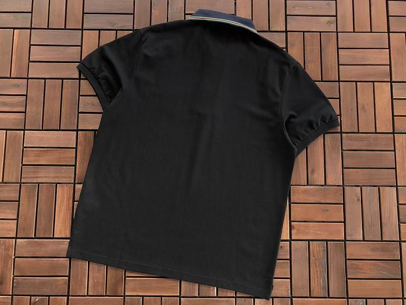 Lacoste Striped Collar Polo Shirt