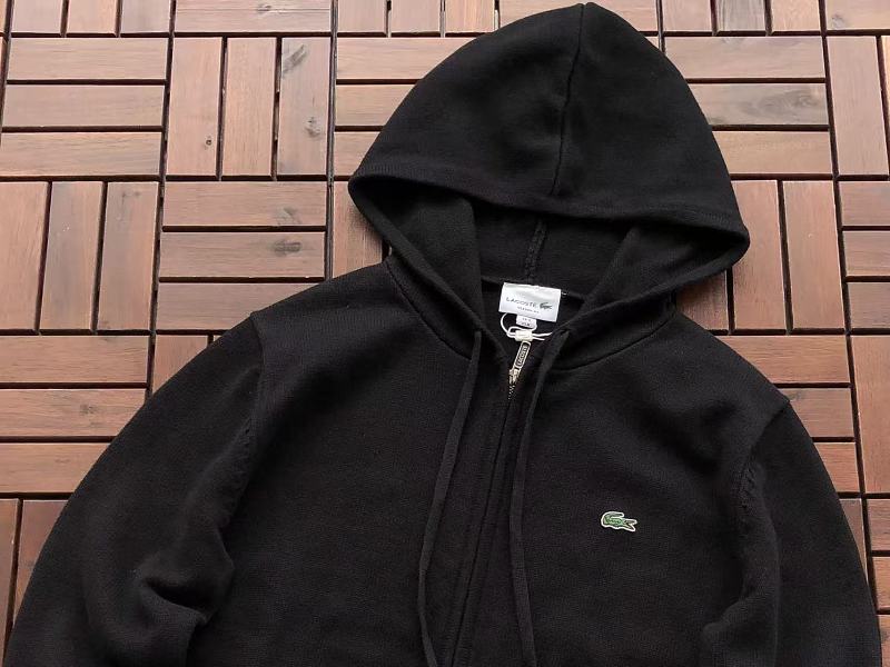 Lacoste Knit Zip Hoodie Sweater