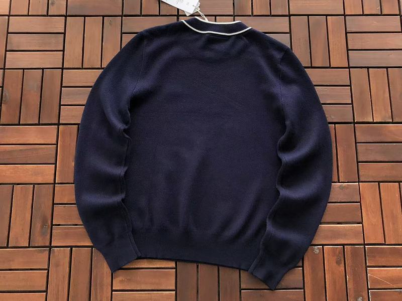 Lacoste Contrast-Trim Crewneck Sweater