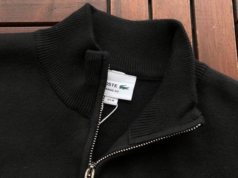 Lacoste Three-Color Full-Zip Sweater