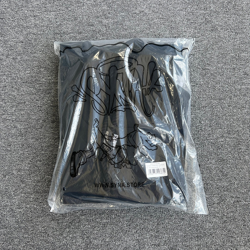 Hoodie Set Black Blue