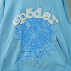Sp5der Web Hoodie Sky Blue