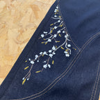 Derschutze Blossom Raw Denim - Black