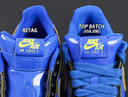Nike Air Force 1 Low - Black/Hyper Blue/Yellow