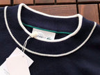 Lacoste Contrast-Trim Crewneck Sweater