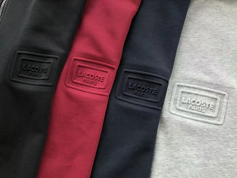 Lacoste Chest-Pocket Quarter-Zip Sweater