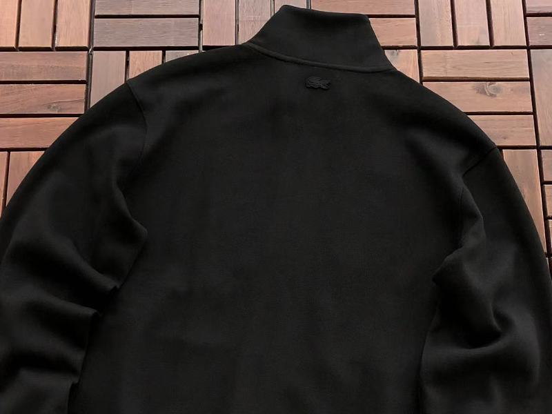 Lacoste Black Full-Zip Sweater