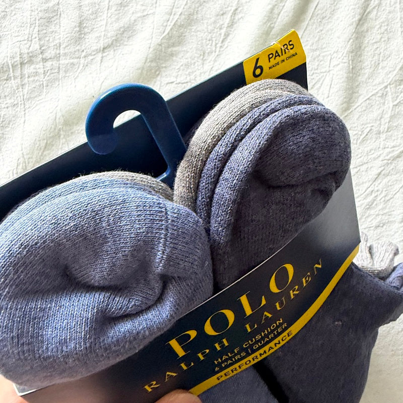Polo Ralph Lauren Crew Socks 6-Pack