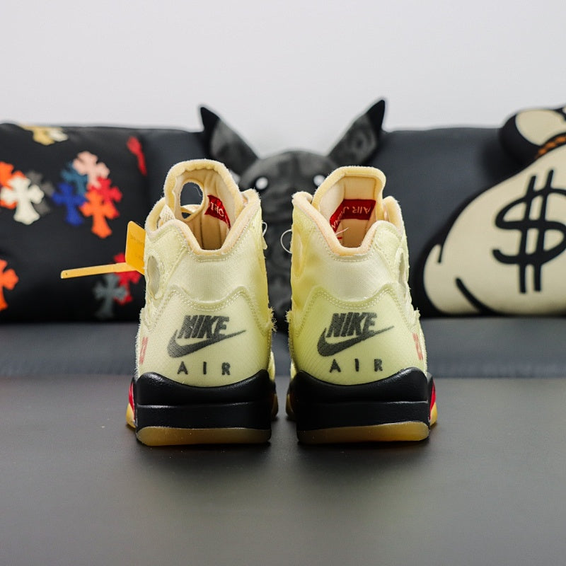 Air Jordan 5 Retro x Off-White Sail