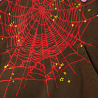 Sp5der Web Hoodie Brown