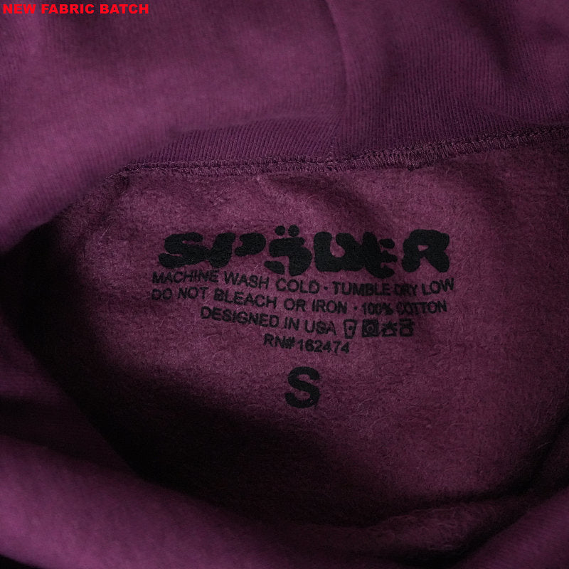 Sp5Der Nocturnal Highway Hoodie Dark Purple