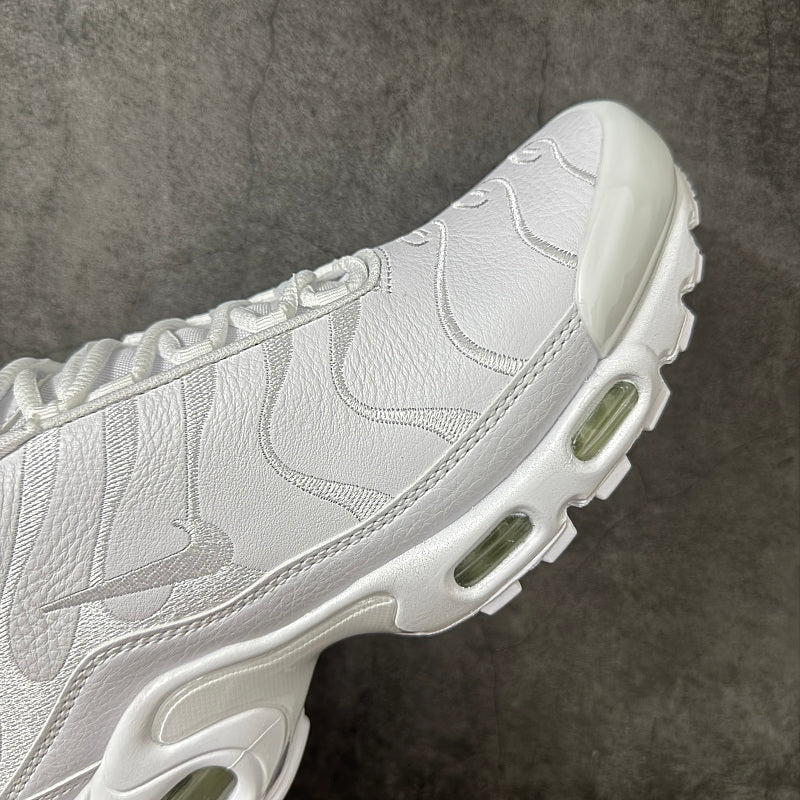 Nike Air Max Plus Premium - Triple White Leather