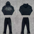 Syna-World Tracksuit - Black-Red