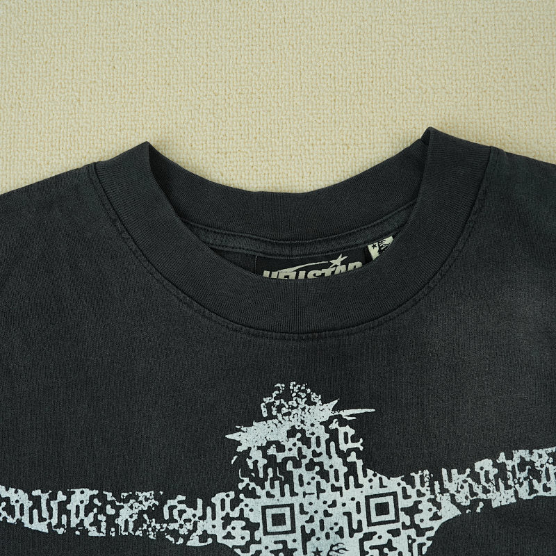 Hellstar Qr Christ Tee Black