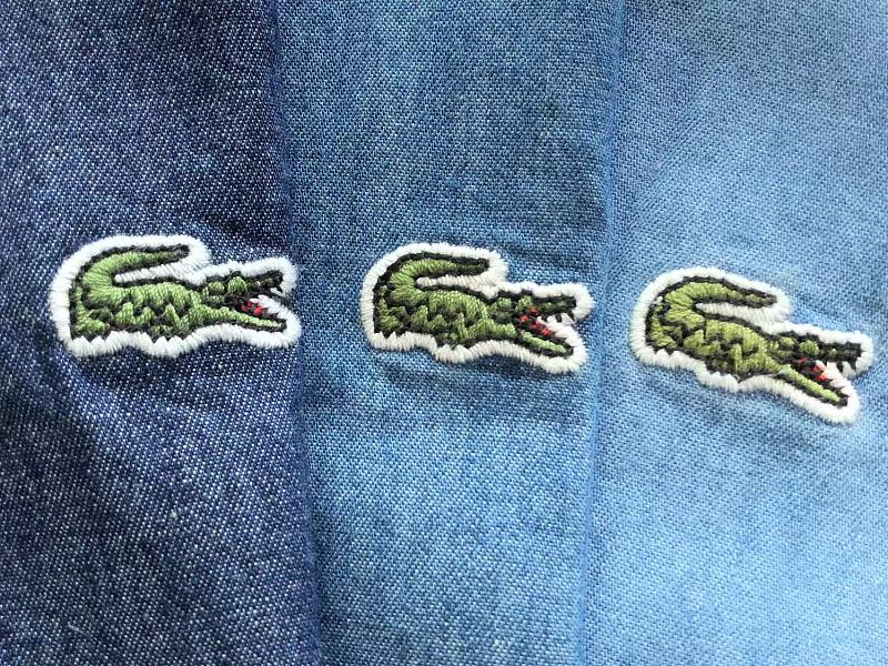 Lacoste Denim Long-Sleeve Button-Up Shirt