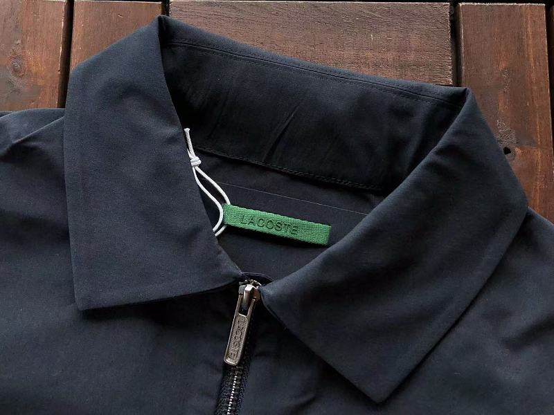 Lacoste Grey Navy Zip Jacket