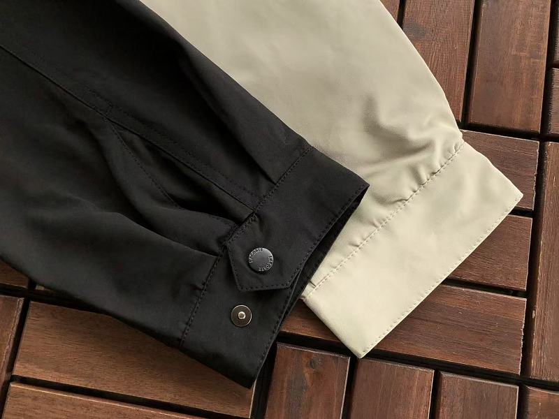 Lacoste Black Cream Utility Jacket