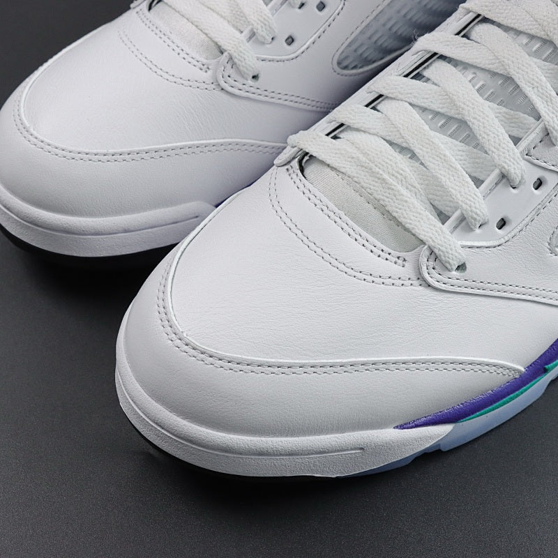 Air Jordan 5 Retro White Purple