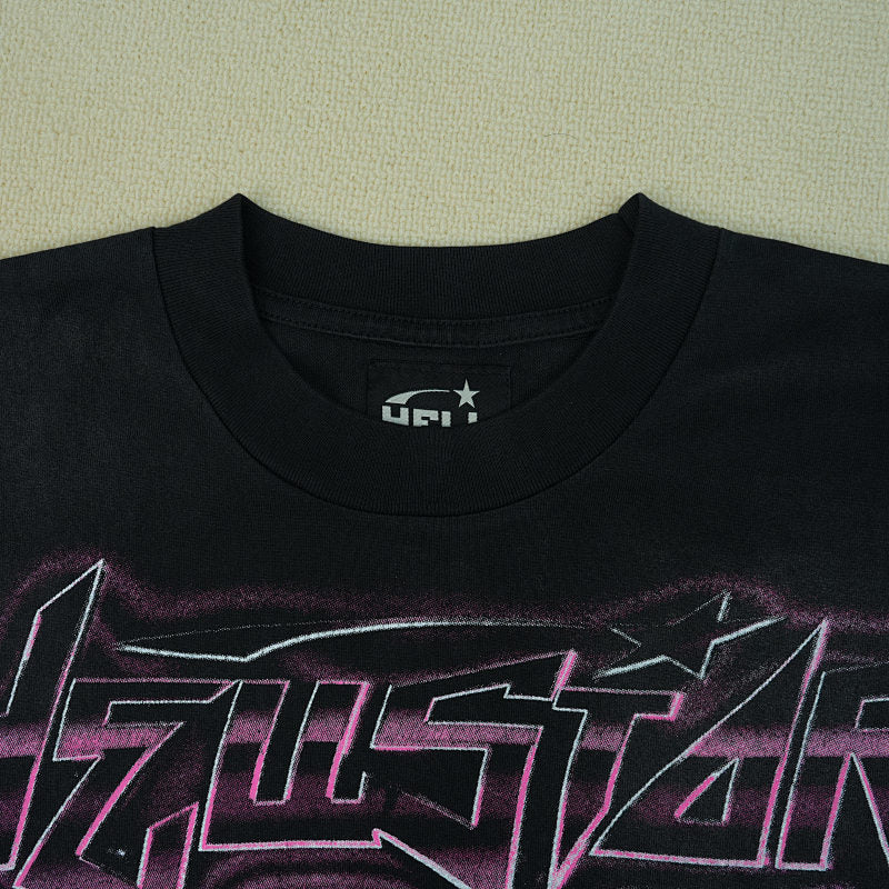 Hellstar The Future T-Shirt Black/Pink