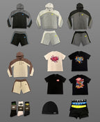 Graffiti Logo Crew Socks Twin Pack with Packaging