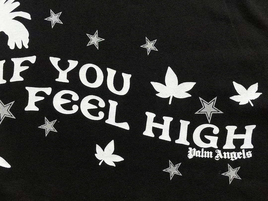 Black High Graphic Palm Angels T-Shirt