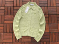 Lacoste Women's Pastel Cable-Knit Button Cardigan