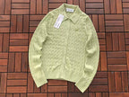 Lacoste Women's Pastel Cable-Knit Button Cardigan