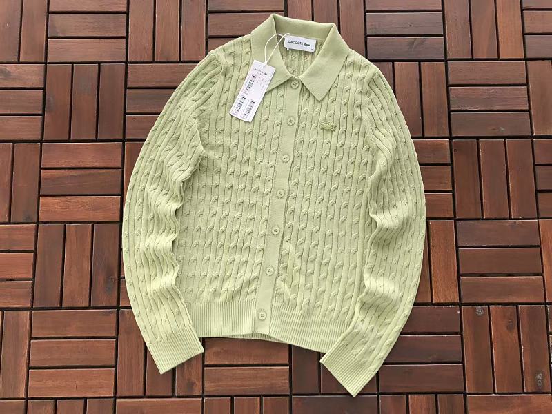Lacoste Women's Pastel Cable-Knit Button Cardigan