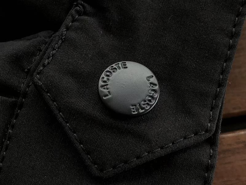 Lacoste Black Cream Utility Jacket