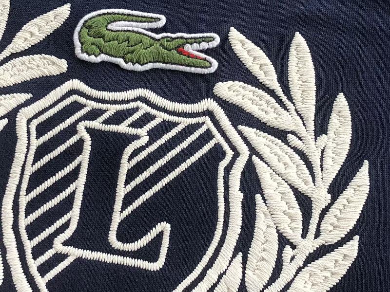 Lacoste Crest Graphic Crewneck Sweater