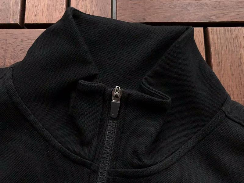 Lacoste Black Full-Zip Sweater