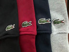 Lacoste Chest-Pocket Quarter-Zip Sweater