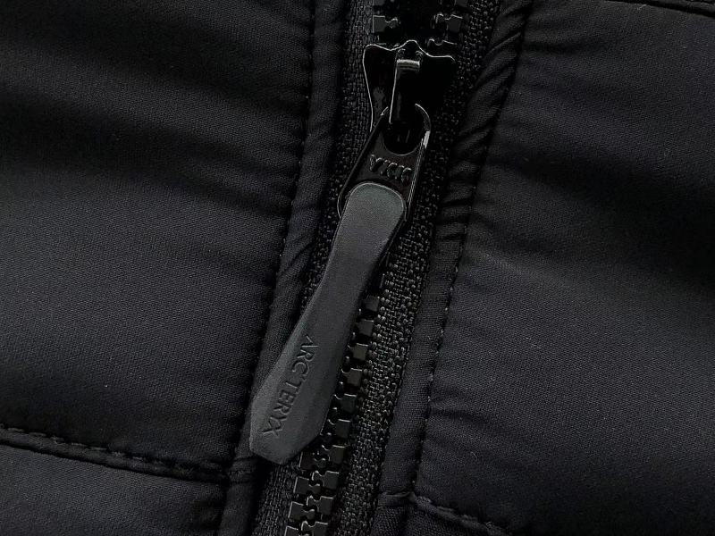 Arc'teryx Black Insulated Hooded Jacket