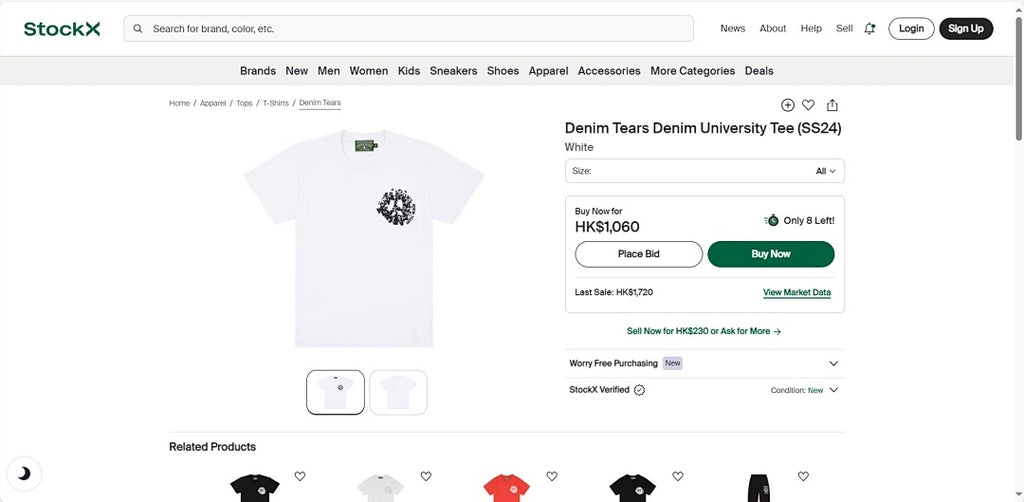 Denim Tears Tee