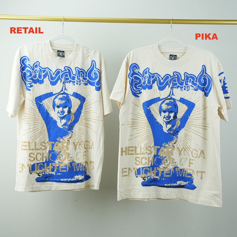 Hellstar Yoga T-Shirt Cream