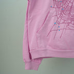 Sp5der OG Web Hoodie Pink
